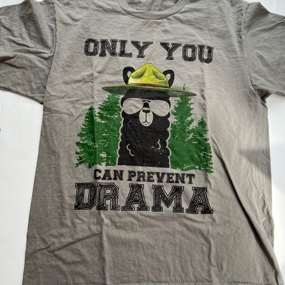 Only you can prevent drama lama graphic tee - Picture 2 of 5